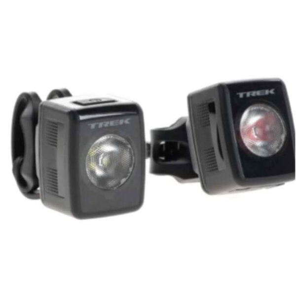 Trek Ion 200 RT/Flare RT, 5298302, Fahrradlicht Set, USB-aufladbar, Front- und Rücklicht, kompakt, hohe Sichtbarkeit