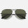 Ray-Ban Aviator Large Metal ORB3025 Mens Sunglasses, G-15 Green Lenses, 62-14, Black Frame