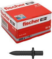 fischer Einschlagnagel ED 18, 200 Stück, grauer...