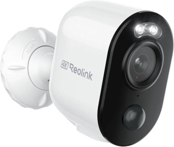 Reolink Argus 3 Ultra 4K 8MP Battery-Powered Surveillance Camera, WiFi, Auto/Person Detection, Color Night Vision, Spotlight, PIR, 2-Way Audio