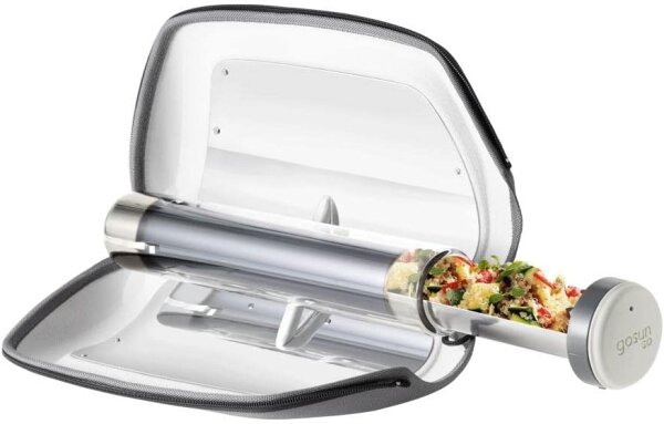 GoSun Go 1GG1D1P1 portable solar cooker, compact, lightweight, environmentally friendly, ideal for outdoor activities, camping, and quick cooking without electricity