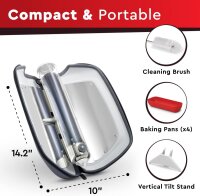 GoSun Go 1GG1D1P1 portable solar cooker, compact, lightweight, environmentally friendly, ideal for outdoor activities, camping, and quick cooking without electricity