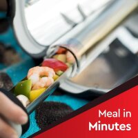 GoSun Go 1GG1D1P1 portable solar cooker, compact, lightweight, environmentally friendly, ideal for outdoor activities, camping, and quick cooking without electricity