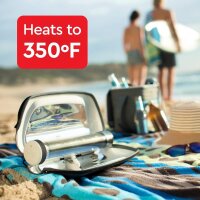 GoSun Go 1GG1D1P1 portable solar cooker, compact, lightweight, environmentally friendly, ideal for outdoor activities, camping, and quick cooking without electricity