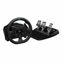 Logitech G923 Rennlenkrad mit Pedalen, Trueforce Force...