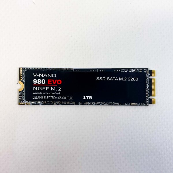 V-Nand 980 EVO 1TB M.2 NVMe SSD, V-NAND, high speed, compact, ideal for laptops and PCs