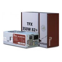 Argus TFX 350W 82+, Inter-Tech, PC-Netzteil, 350 Watt, TFX-Format, leise, energieeffizient, 80 Plus zertifiziert