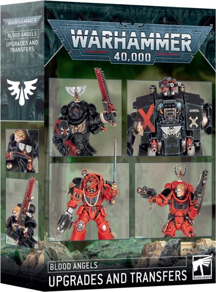Games Workshop Warhammer Blood Angels Upgrades & Transfers Set, miniatures accessories, individual customization options