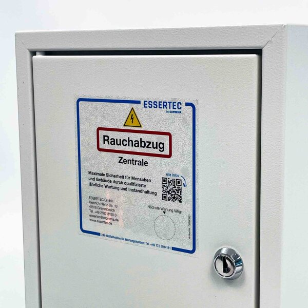 Essertec fumilux 24-J10 RWA Zentrale 2A-1-1, Software W3, 230V AC, inkl. 2x 12V 2.3Ah Batterien