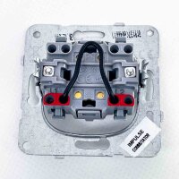 Viko roller shutter switch, model LT 1, flush/surface mounting, 10AX 250V, white, up/down control