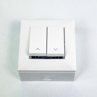 Viko roller shutter switch, model LT 1, flush/surface mounting, 10AX 250V, white, up/down control