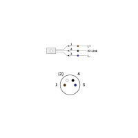 autosen AL007 Lasersensor, Einweglichtschranke, Sender, hohe Präzision, kompakte Bauform, einfache Montage