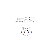 Autosen AL008 Laser Light Barrier Receiver, One-Way, Long Range, Precise Object Detection, Compact Design