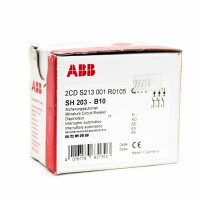 ABB SH 203 B10 Sicherungsautomat Leitungsschutzschalter 10A 3 Polig SH203B10