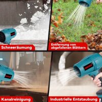 ONEVAN Cordless Leaf Blower 928VF, Turbo Blower, Powerful, incl. Battery, Blue