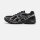 ASICS GT 2160 Unisex Low-Top Sneakers, Size 39, Black/Pure Silver, breathable, cushioned sole, retro design