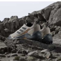 Adidas TERREX Eastrail 2, Herren Wanderschuhe, Größe 45.5, atmungsaktiv, beige-schwarz, griffige Sohle