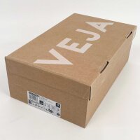 Veja V-12 Unisex Sneakers, Leather, Model Marsala Nautico, Size 40, Color White/Red/Black, Extra White, Sustainable Materials