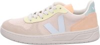 Veja V-10 Suede Damen Sneaker, Größe 36, Wildleder, Farbe Sable Menthol Multico, nachhaltige Materialien