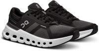 ON Cloudrunner 2 Damen Laufschuhe, Größe 40, atmungsaktiv, dämpfend, leicht, Farbe Schwarz/Weiß