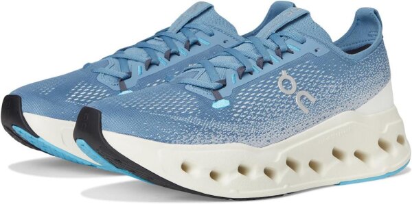 ON Cloudsurfer Max Mens Running Shoes, Size 45, breathable, light cushioning, Dust/Ivory color