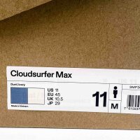 ON Cloudsurfer Max Mens Running Shoes, Size 45, breathable, light cushioning, Dust/Ivory color