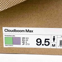 ON Cloudboom Max Mens Running Shoes, Size 43, lightweight, breathable, cushioned, Honeydrew/Lilac