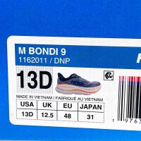Hoka Bondi 9 Mens Running Shoes, Size 48, Breathable, Cushioned, Blue