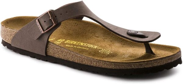 Birkenstock Gizeh BS 43751 thong sandals, unisex, size 43, mules, mocha color, ergonomic footbed