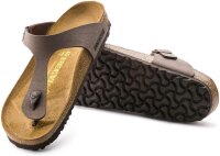 Birkenstock Gizeh BS 43751 thong sandals, unisex, size 43, mules, mocha color, ergonomic footbed