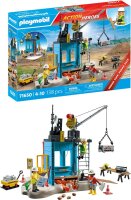 PLAYMOBIL 71650 Action Heroes Construction Site, Set with...