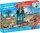 PLAYMOBIL 71650 Action Heroes Construction Site, Set with 3 Figures, Movable Crane, Accessories, Playset for Ages 4 and Up