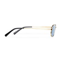 Meller Idir 250427 Sunglasses, Gold-Blue, Size 52, UV Protection, Fashionable Design, Lightweight Metal Frame