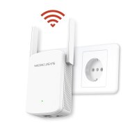 Mercusys ME30 WLAN Repeater, AC1200 Dualband, Steckdosenadapter, 240V, Weiß, Signalverstärker
