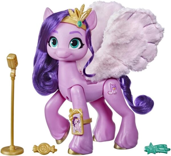 Hasbro My Little Pony F1796, Singing Star Princess, Fluttering Wings, English Songs, Interactive Toy Figure