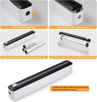 Haushalt Food-Wandspender, bidirektionale Schneidklingen, starke Saugnäpfe, komfortable Bedienung, einfaches Schneiden