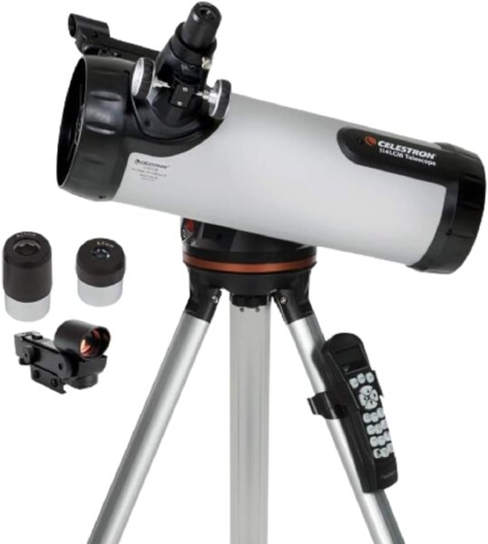 Celestron 31150 LCM 114 telescope, computer-controlled, 114mm aperture, automatic sky alignment