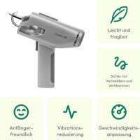 CLAWLAB H1 Tuftingpistole Set, elektrische Teppich-Tuftingmaschine, inkl. Tuftingstoff & Stanznadel, Komplett-Starterset