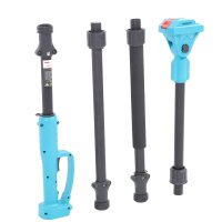 Teleskop-Verlängerungsstange 2m für elektrische Gartenscheren, leichte Aluminiumstange, verstellbar, ergonomischer Griff