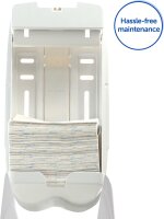 Kimberly-Clark Aquarius 6946 Toilet Paper Dispenser, Single Sheet, White, Hygienic, Space-Saving