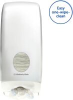 Kimberly-Clark Aquarius 6946 Toilet Paper Dispenser, Single Sheet, White, Hygienic, Space-Saving