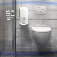 Kimberly-Clark Aquarius 6946 Toilet Paper Dispenser, Single Sheet, White, Hygienic, Space-Saving