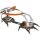 Petzl Irvis U006BA00 crampons, Flexlock binding, 10 points, lightweight, for glaciers and ski touring, black-orange