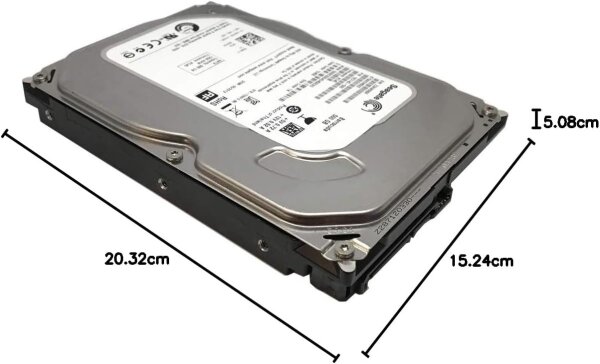 Seagate Barracuda ST500DM002, 500GB interne 3,5" HDD, 7200 U/min, 16MB Cache, SATA 6Gb/s