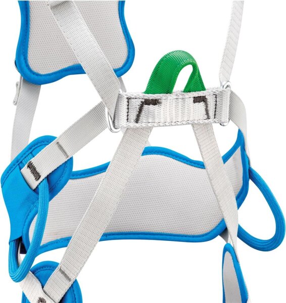Petzl Ouistiti C068AA00 Childrens Climbing Harness, Full Body Harness up to 30kg, Hip Circumference 58-70cm, Leg Loops 32-40cm