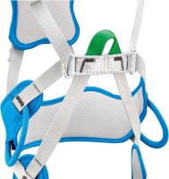 Petzl Ouistiti C068AA00 Kinder-Klettergurt, Komplettgurt bis 30kg, Hüftumfang 58-70cm, Beinschlaufen 32-40cm