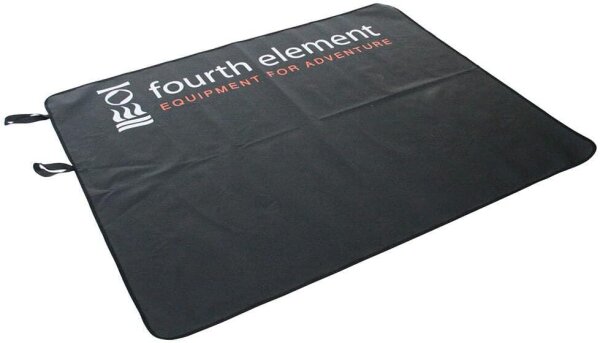 Fourth Element LGC001 Changing Mat, Black Underlay Mat for Diving Equipment, 120x95 cm, Robust and Water-Repellent