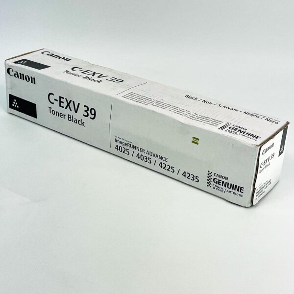 Canon C-EXV 39 Toner, Black, Original, High Yield, for iR ADV Printers