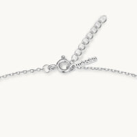 miscira Herzkette, 45 cm Silberkette mit 6 cm Verlängerung, nickelfrei, hypoallergen, eleganter Herzanhänger