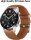Huawei Watch GT 2 Smartwatch 46mm, AMOLED Touchscreen, GPS, Fitness- und Herzfrequenz-Tracking, 5ATM wasserdicht, Lederarmband Braun + Zusatzarmband Schwarz